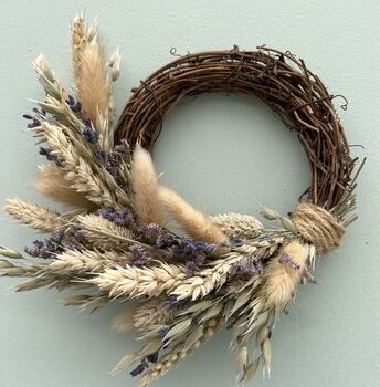 Mini Dried Flower Natural Wreath, 5 of 5