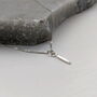 Sterling Silver Spear Necklace, thumbnail 2 of 7