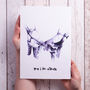 'You And Me Always' Wedding / Anniversary Print, thumbnail 5 of 5