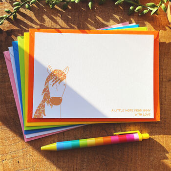 Pony Note Cards With Coloured Envelopes, 2 of 3