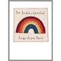 Personalised Rainbow New Baby Girl / 1st Birthday Card, thumbnail 10 of 11