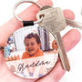 Personalised Photograph Pu Leather Key Ring, thumbnail 2 of 6