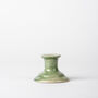 Handcrafted Ceramic Jade Green Taper Candle Stick, thumbnail 3 of 3