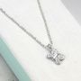 Sterling Silver Butterfly Necklace For Girls Age Seven+, thumbnail 1 of 2