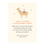 Personalised Llama Birthday Invitations, thumbnail 2 of 4