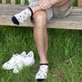 Peace Beige And Retro Brown Men's Trainer Socks Bundle, thumbnail 6 of 8