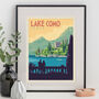Lake Como, Italy Travel Print, thumbnail 3 of 8
