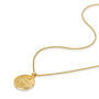 St Christopher Necklace 18 K Gold Plated Steel, thumbnail 2 of 6