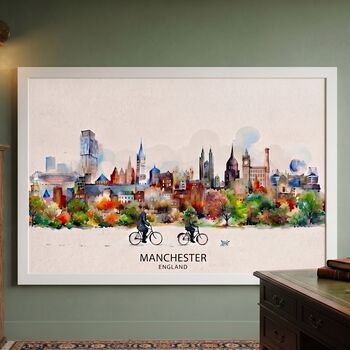 Manchester Skyline Illustration, 4 of 4