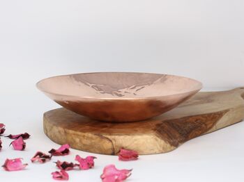 9th Anniversary Personalised Large Copper Bowl, 3 of 9