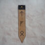Personalised Leather Rune Bookmark, thumbnail 7 of 9