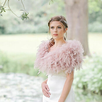 Ostrich Feather Wrap, 2 of 8