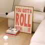 Roll With It Oasis Retro Music Giclée Art Print, thumbnail 5 of 6