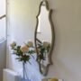 Painted Wood Cream Antique Mirror, thumbnail 2 of 3