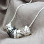 Contemporary Personalised Scroll Necklace, thumbnail 2 of 11