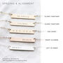Personalised Silver Bar Layering Necklace Set, thumbnail 3 of 5