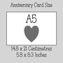 25th Wedding Anniversary Sparkle Card, thumbnail 2 of 4