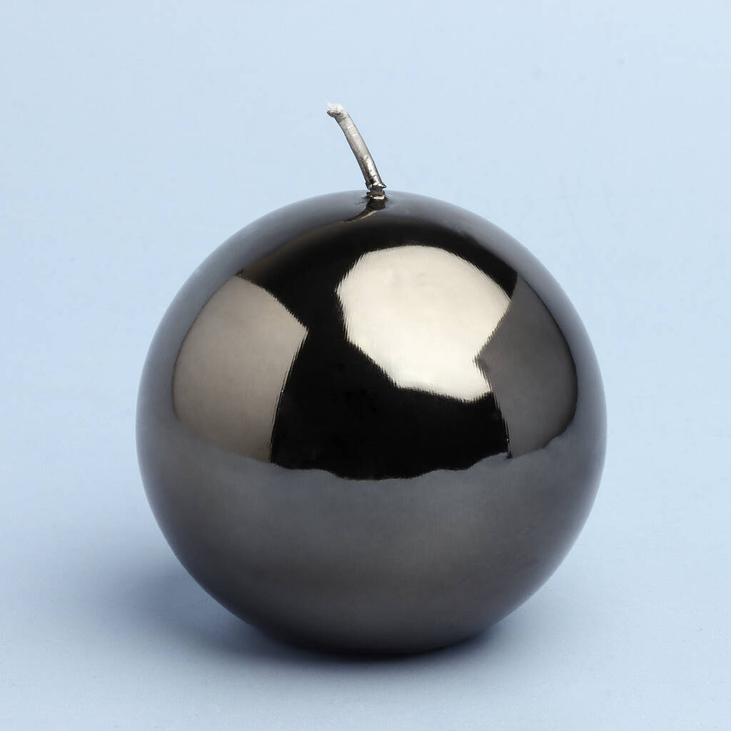 Grey Glass Effect Candles By G Decor By G Decor