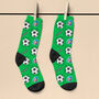 Personalised Lucky Football Photo Socks, thumbnail 1 of 12