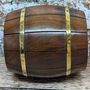 Large Wooden Whiskey Barrel Money Box, thumbnail 4 of 4