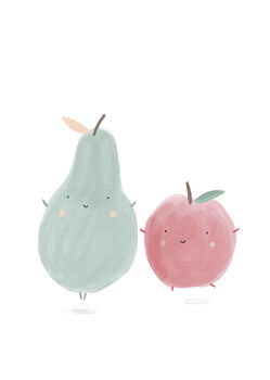 Apples And Pears Kids Print, 2 of 2
