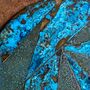 Copper Wall Art With Verdigris Patina, 300 Mm Diameter, thumbnail 3 of 5