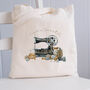 Personalised Cotton Sewing And Knitting Craft Bag, thumbnail 1 of 2