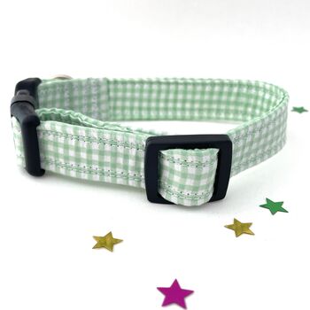 Green Dog Collar And Lead For Girl Or Boy Dogs, 3 of 7