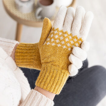 Nordic Knit Gloves, 2 of 8