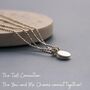 Solid Silver Friendship Charm Necklace Set, thumbnail 4 of 8