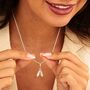 Vintage Ballet Shoes Charm Necklace, thumbnail 3 of 8