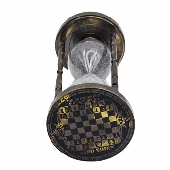 10 Minute Sand Timer With Chess Design, 4 of 5