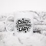 Crazy Christmas Lady | Christmas Mug, thumbnail 2 of 5