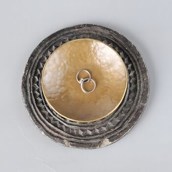 19th Anniversary Hand Forged Bronze Dish, 4 of 6