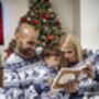 Christmas Pyjamas Family Matching Navy, thumbnail 4 of 9