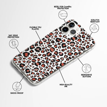 Leopard Print Phone Case For iPhone, 11 of 11