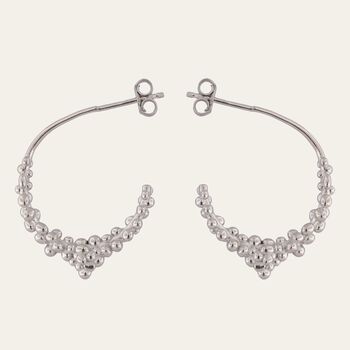 Silver Nyx Hoops, 2 of 3