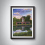 Valentines Park London Travel Poster Art Print, thumbnail 1 of 8