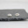 Sterling Silver Mini Oval Studs, thumbnail 6 of 8