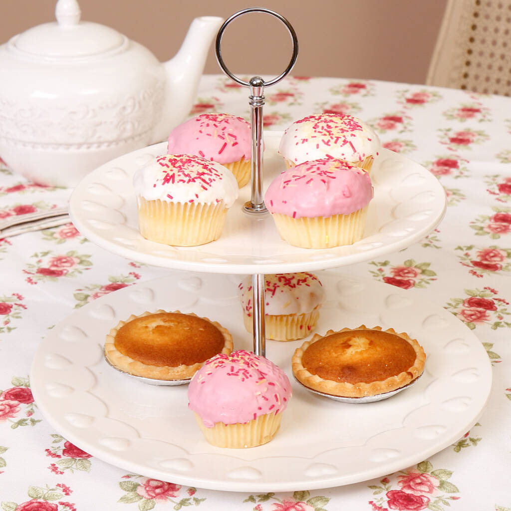 afternoon tea two tier cake stand by dibor
