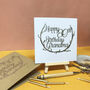 Personalised 80th Paper Cut Birthday Card, thumbnail 3 of 10