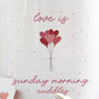 Personalised Love Is Valentines Mug, thumbnail 2 of 2