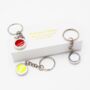 Personalised Cricket Ball Key Chain/Keyring, thumbnail 5 of 6