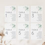 Wedding Seating Plan Cards Eucalyptus, thumbnail 2 of 7