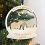 Personalised Bears Christmas Tree Decoration, thumbnail 1 of 5