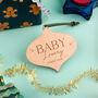 Personalised Baby Coming Soon Christmas Bauble, thumbnail 2 of 6