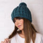 Melanie Pompom Hat Crochet Kit, thumbnail 1 of 7