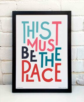 This Must Be The Place Print, 4 of 8