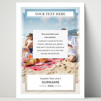 Our Family Photo Print Personalised Family Gift, 2 of 5