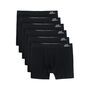 Super Soft Boxer Briefs With Pouch, Black, Six Pack, thumbnail 1 of 6